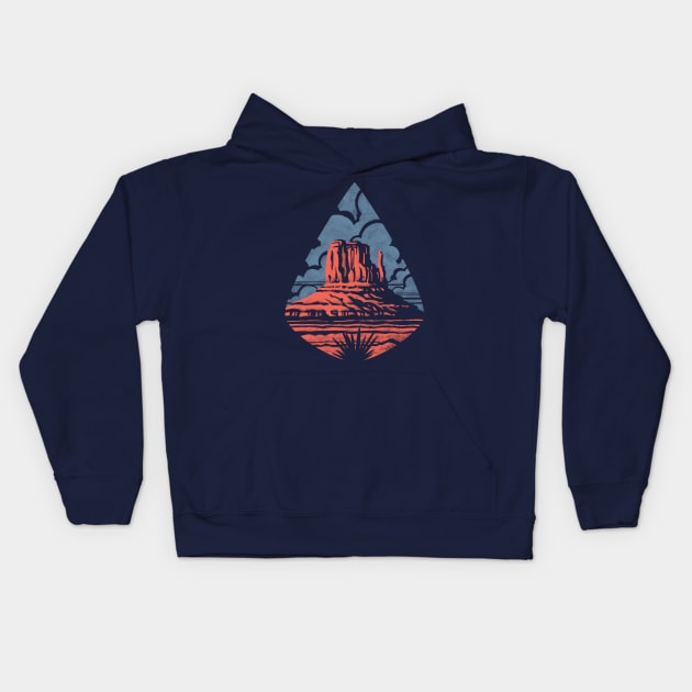 Monument Valley Kids Hoodie by Waynem